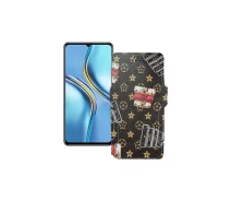 Купить - чехол для смартфона  Чехол-книга из экокожи для телефона Honor X30 Max Луи-Витон-коричневый