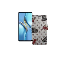 Купить - чехол для смартфона  Чехол-книга из экокожи для телефона Honor X30 Max Луи-Витон-белый