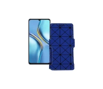 Купить - чехол для смартфона  Чехол-книга из экокожи для телефона Honor X30 Max Синий ромб