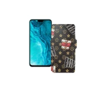 Купить - чехол для смартфона  Чехол-книга из экокожи для телефона Honor 9x Lite Луи-Витон-коричневый