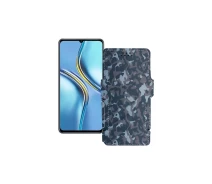 Купить - чехол для смартфона  Чехол-книга из экокожи для телефона Honor X30 Max Хаки-синий