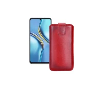 Купить - чехол для смартфона  Вытяжка из экокожи для телефона Honor X30 Max Красный