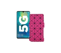 Купить - чехол для смартфона  Чехол-книга из экокожи для телефона Huawei Mate 20x 5G Розовый ромб
