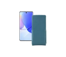 Купить - чехол для смартфона  Чехол-флип из экокожи для телефона Huawei Nova 9 Тм. Бирюзовый