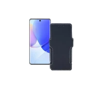 Купить - чехол для смартфона  Чехол-книга из экокожи для телефона Huawei Nova 9 Черный матовый