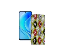 Купить - чехол для смартфона  Чехол-флип из экокожи для телефона Huawei Nova Y70 Камни-цветные