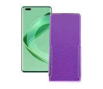 Купить - чехол для смартфона  Чехол-флип из экокожи для телефона Huawei nova 11 Pro Фиолетовый