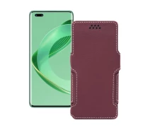 Купить - чехол для смартфона  Чехол-книга из экокожи для телефона Huawei nova 11 Pro Бордовый