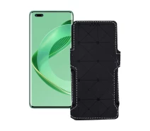 Купить - чехол для смартфона  Чехол-книга из экокожи для телефона Huawei nova 11 Pro Черный ромб
