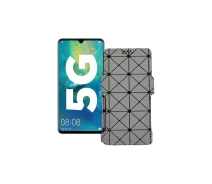 Купить - чехол для смартфона  Чехол-книга из экокожи для телефона Huawei Mate 20x 5G Серый ромб