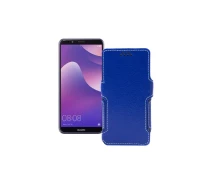 Купить - чехол для смартфона  Чехол-книга из экокожи для телефона Huawei Nova 2 lite Синий