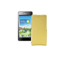 Купить - чехол для смартфона  Чехол-флип из экокожи для телефона Huawei Ascend G600 Золотой