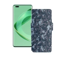 Купить - чехол для смартфона  Чехол-книга из экокожи для телефона Huawei nova 11 Pro Хаки-синий