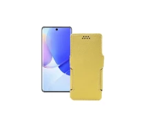 Купить - чехол для смартфона  Чехол-книга из экокожи для телефона Huawei Nova 9 Золотой