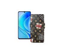 Купить - чехол для смартфона  Чехол-книга из экокожи для телефона Huawei Nova Y70 Луи-Витон-коричневый