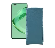 Купить - чехол для смартфона  Чехол-флип из экокожи для телефона Huawei nova 11 Pro Тм. Бирюзовый