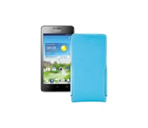 Купить - чехол для смартфона  Чехол-флип из экокожи для телефона Huawei Ascend G600 Голубой