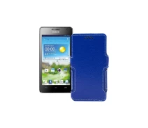 Купить - чехол для смартфона  Чехол-книга из экокожи для телефона Huawei Ascend G600 Синий