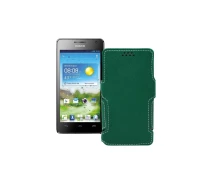 Купить - чехол для смартфона  Чехол-книга из экокожи для телефона Huawei Ascend G600 Темно-зеленый