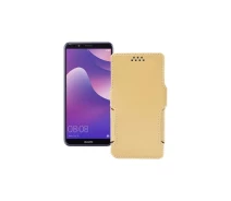 Купить - чехол для смартфона  Чехол-книга из экокожи для телефона Huawei Nova 2 lite Бежевый