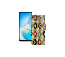 Купить - чехол для смартфона  Чехол-книга из экокожи для телефона Infinix Hot 12 Камни-цветные