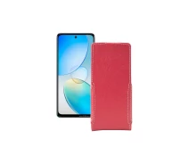 Купить - чехол для смартфона  Чехол-флип из экокожи для телефона Infinix Hot 12 Красный