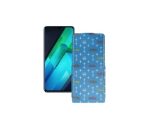 Купить - чехол для смартфона  Чехол-флип из экокожи для телефона Infinix Note 12 VIP Фэшн голубой