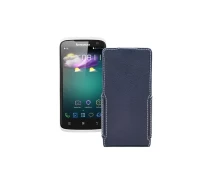 Купить - чехол для смартфона  Чехол-флип из экокожи для телефона Lenovo S820 Черный глянец