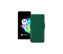 Купить - чехол для смартфона  Чехол-книга из экокожи для телефона Motorola Edge 20 Темно-зеленый