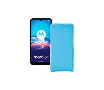 Купить - чехол для смартфона  Чехол-флип из экокожи для телефона Motorola Moto E6i Голубой