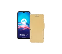 Купить - чехол для смартфона  Чехол-книга из экокожи для телефона Motorola Moto E6i Бежевый