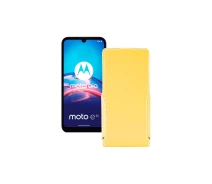 Купить - чехол для смартфона  Чехол-флип из экокожи для телефона Motorola Moto E6i Желтый
