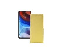 Купить - чехол для смартфона  Чехол-флип из экокожи для телефона Motorola Moto E7i Power Золотой