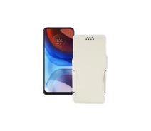 Купить - чехол для смартфона  Чехол-книга из экокожи для телефона Motorola Moto E7i Power Белый