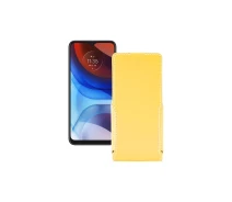 Купить - чехол для смартфона  Чехол-флип из экокожи для телефона Motorola Moto E7i Power Желтый