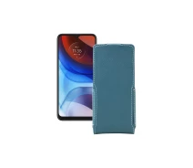 Купить - чехол для смартфона  Чехол-флип из экокожи для телефона Motorola Moto E7i Power Тм. Бирюзовый