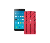 Купить - чехол для смартфона  Чехол-флип из экокожи для телефона Meizu M1 Note Красный ромб
