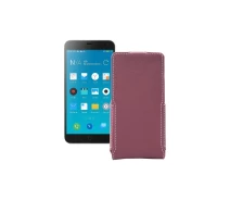 Купить - чехол для смартфона  Чехол-флип из экокожи для телефона Meizu M1 Note Бордовый