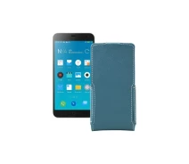 Купить - чехол для смартфона  Чехол-флип из экокожи для телефона Meizu M1 Note Тм. Бирюзовый