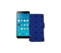 Купить - чехол для смартфона  Чехол-книга из экокожи для телефона Meizu M1 Note Синий ромб