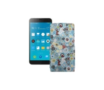 Купить - чехол для смартфона  Чехол-флип из экокожи для телефона Meizu M1 Note Круги-цветные