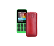 Купить - чехол для смартфона  Вытяжка из кожи для телефона Nokia 215 Красный