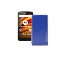 Купить - чехол для смартфона  Чехол-флип из экокожи для телефона Motorola Moto X Force (xt1580) Синий