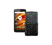 Купить - чехол для смартфона  Чехол-флип из экокожи для телефона Motorola Moto X Force (xt1580) Фэшн черный
