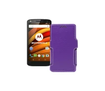 Купить - чехол для смартфона  Чехол-книга из экокожи для телефона Motorola Moto X Force (xt1580) Фиолетовый