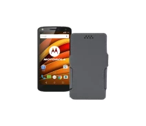 Купить - чехол для смартфона  Чехол-книга из экокожи для телефона Motorola Moto X Force (xt1580) Серый