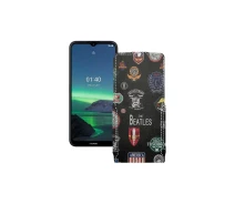 Купить - чехол для смартфона  Чехол-флип из экокожи для телефона Nokia 1.4 Битлз