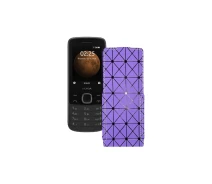 Купить - чехол для смартфона  Чехол-флип из экокожи для телефона Nokia 225 4G Фиолетовый ромб