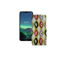 Купить - чехол для смартфона  Чехол-флип из экокожи для телефона Nokia 1.4 Камни-цветные