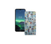 Купить - чехол для смартфона  Чехол-флип из экокожи для телефона Nokia 1.4 Цветные